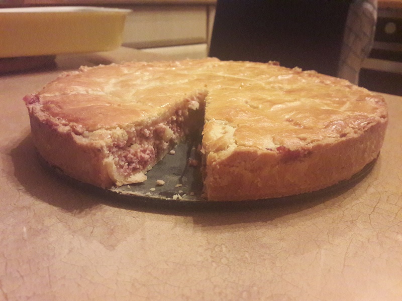 Epres-túrós pite