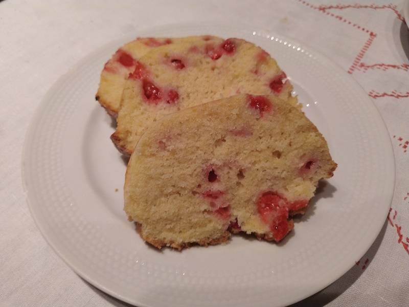 Ribizlis pound cake