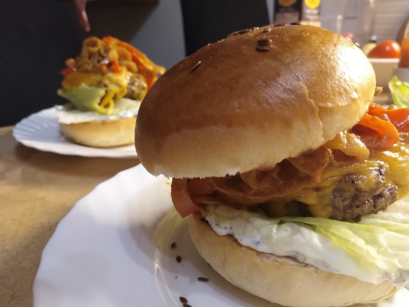 Fajitas burger