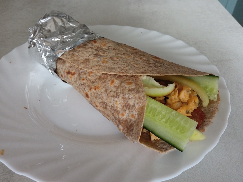 Reggeli burrito