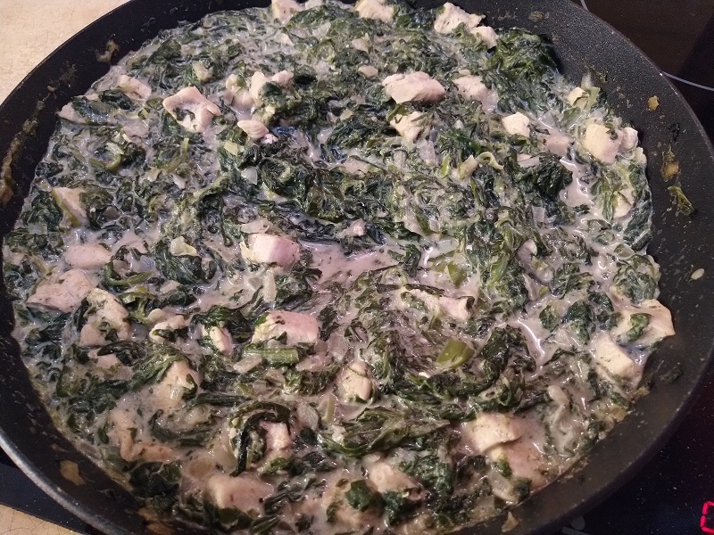 Palak csirke